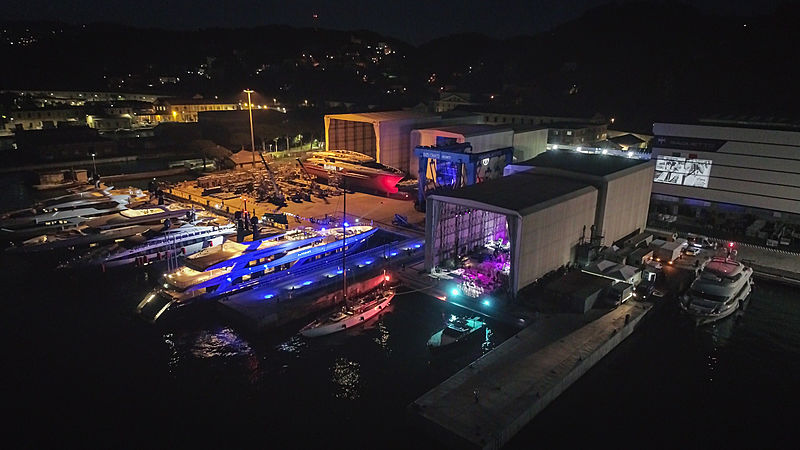 Baglietto C.10225 55m yacht launched in La Spezia