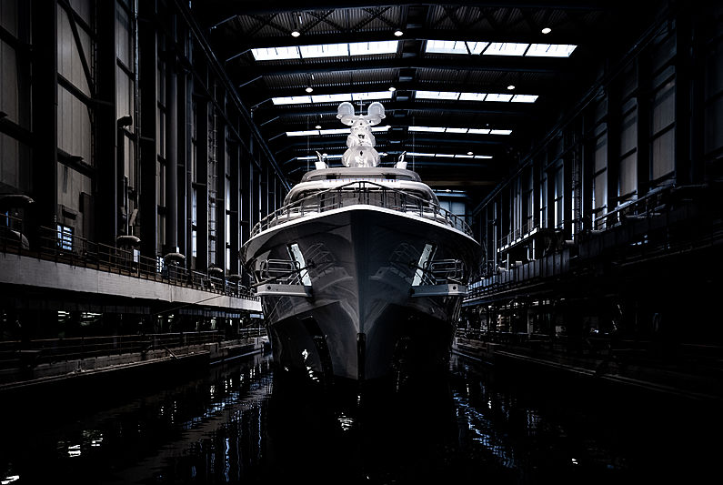 Artefact yacht launch at Nobiskrug