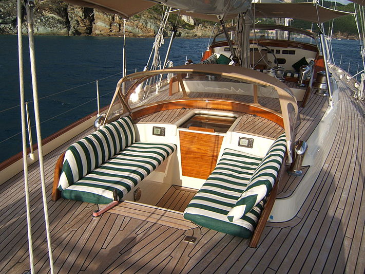 Carmella yacht deck