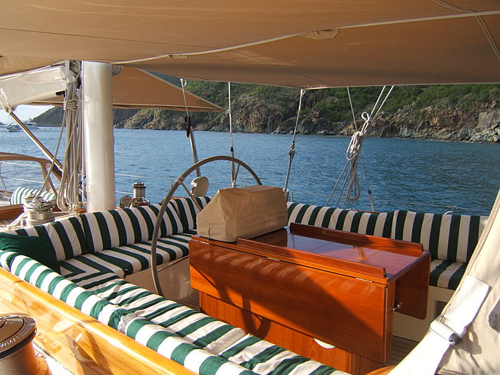 Carmella yacht deck