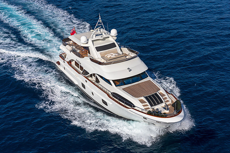 Farfallina yacht cruising