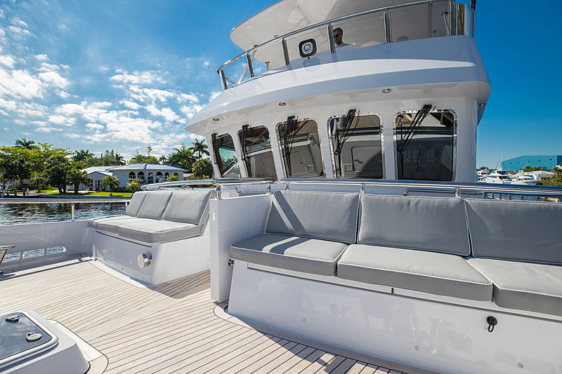 Coy Koi yacht deck