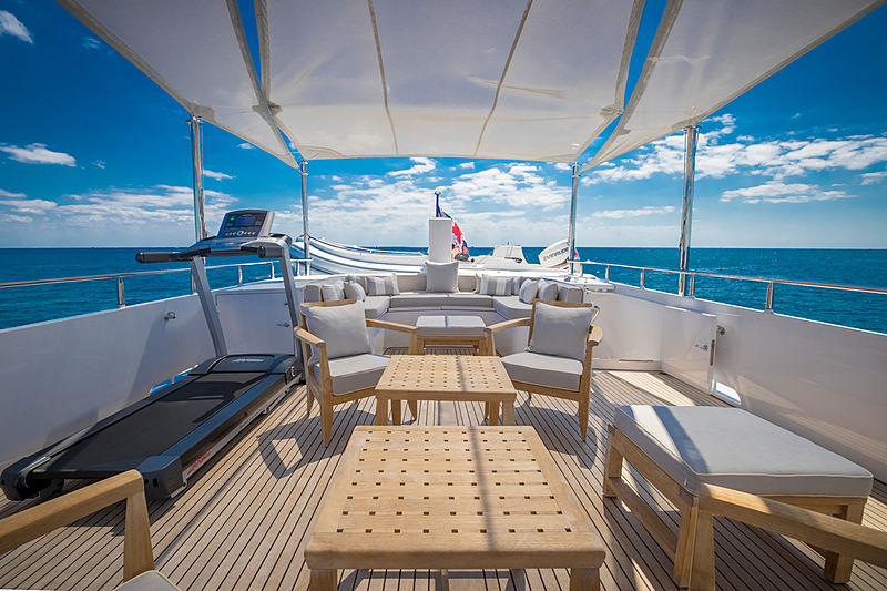 Coy Koi yacht deck