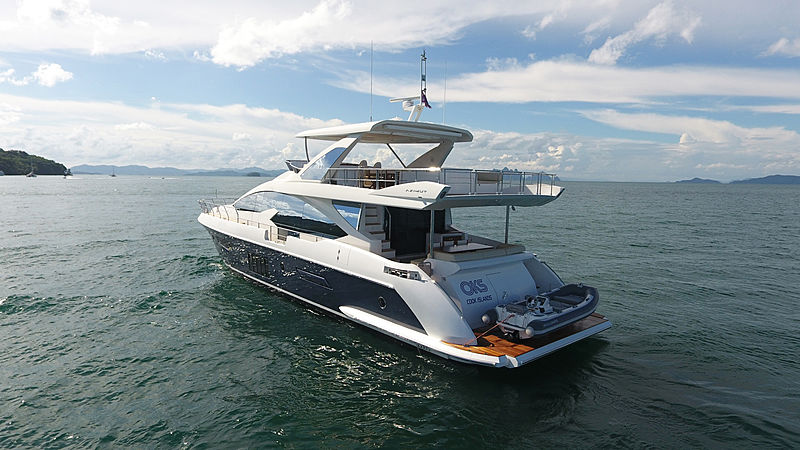 OKS yacht anchored