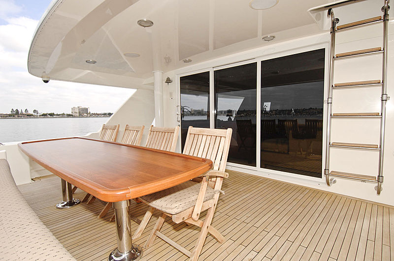 Lady O yacht deck