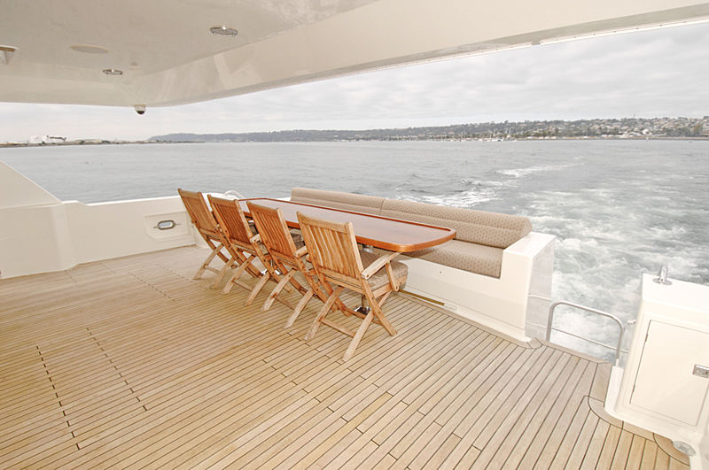 Lady O yacht deck