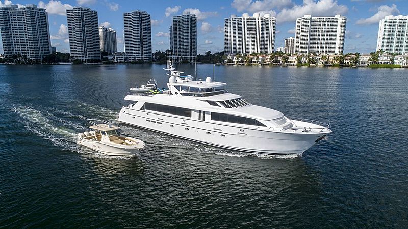 Anthem yacht cruising