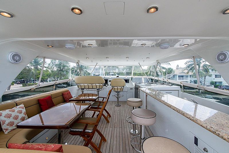 Scott Free yacht sundeck