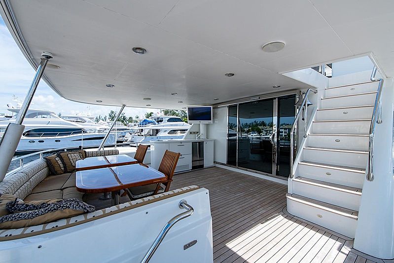 Scott Free yacht aft deck