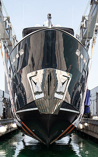 Archipelago yacht launch at CdM Ancona shipyard