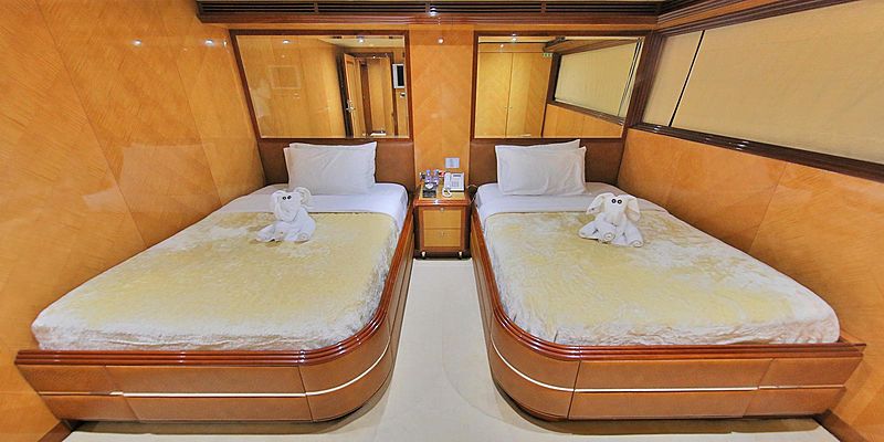 Moonlight yacht stateroom