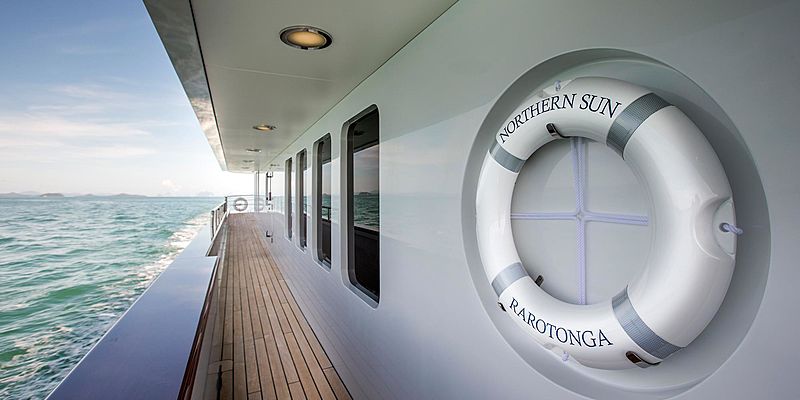 Northern Sun yacht deck