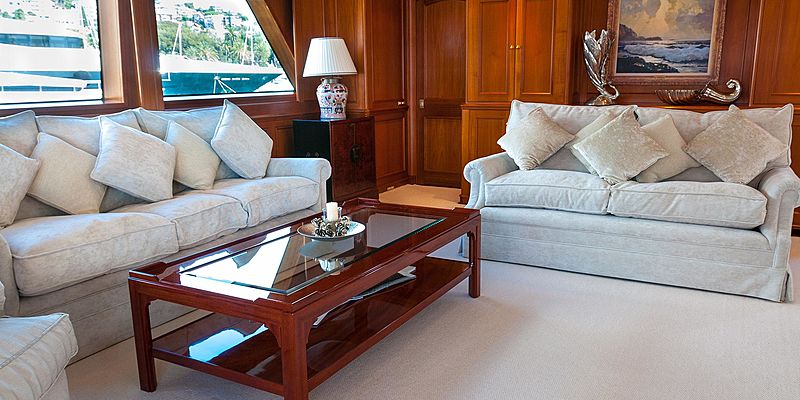 Cassiopeia yacht saloon