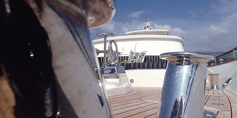 Cassiopeia yacht deck