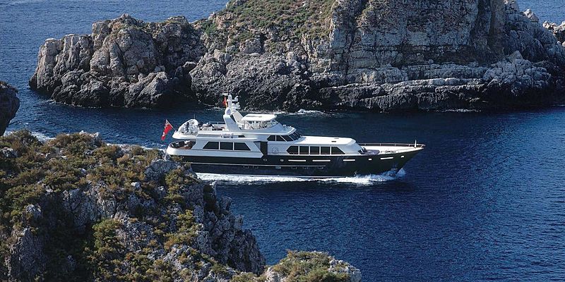 Cassiopeia yacht cruising