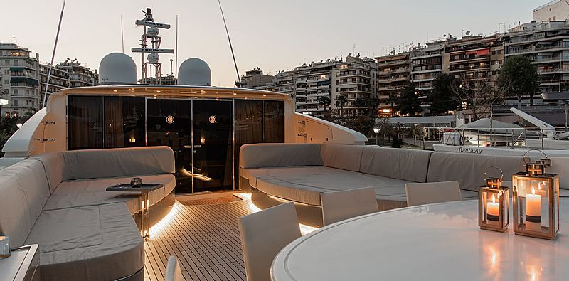 Babousha yacht sundeck