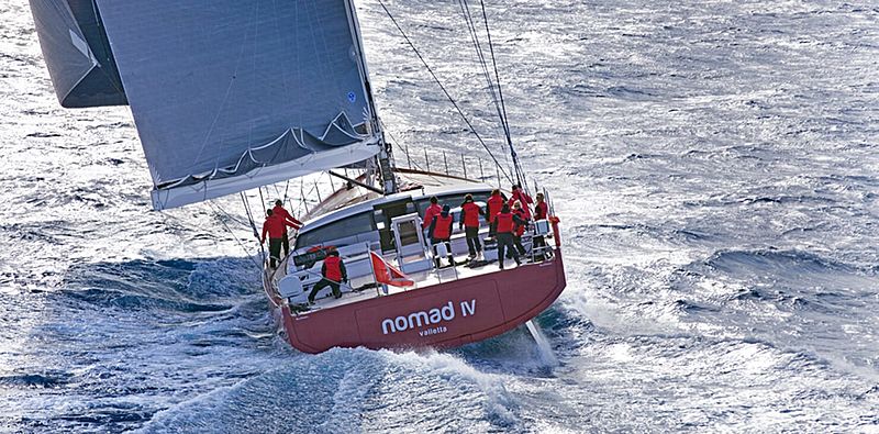 Nomad IV yacht sailing
