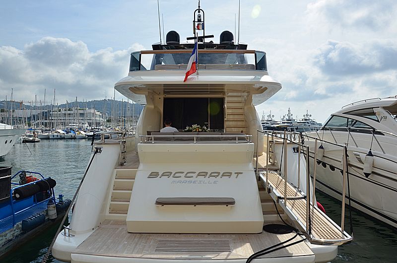 Baccarat yacht in Cannes