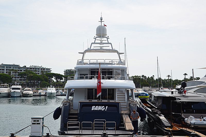 Bang! yacht in Port Canto