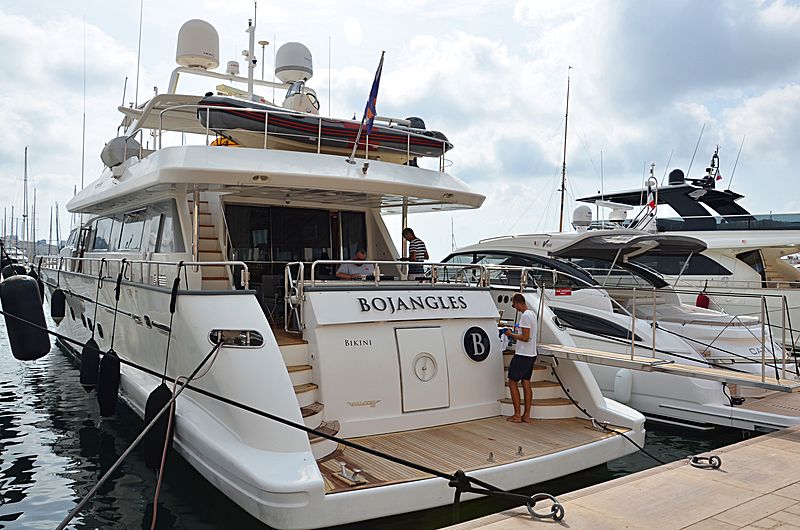 Bojangles yacht in Cannes