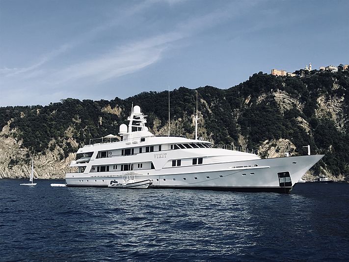 53m Swedeship yacht Vixit photographed in Camogli Italy