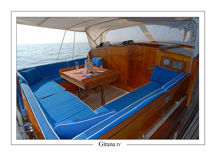 Gitana IV yacht deck