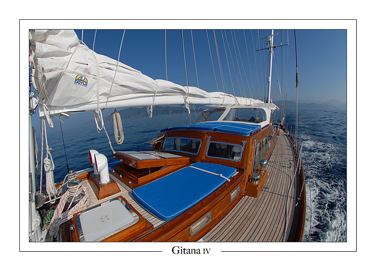 Gitana IV yacht deck