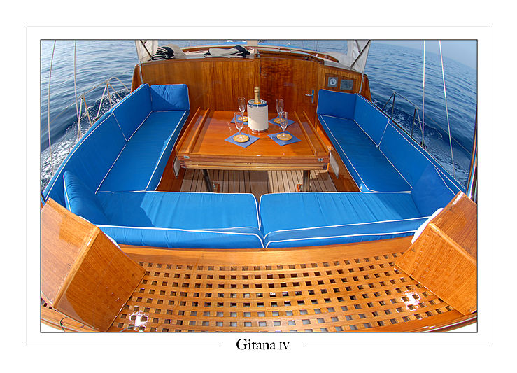 Gitana IV yacht deck