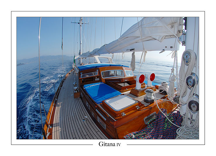Gitana IV yacht deck