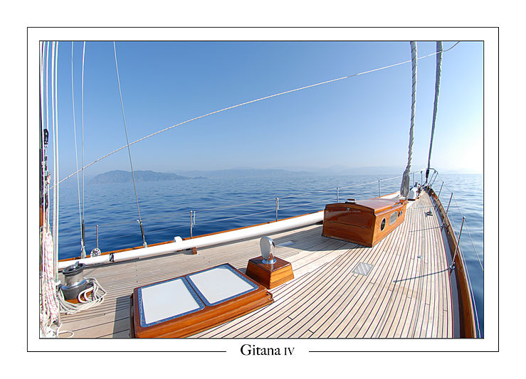 Gitana IV yacht deck