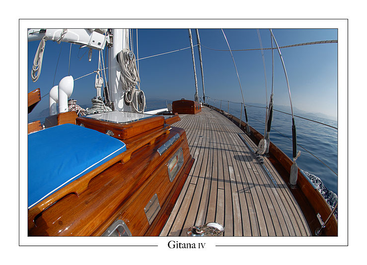 Gitana IV yacht deck