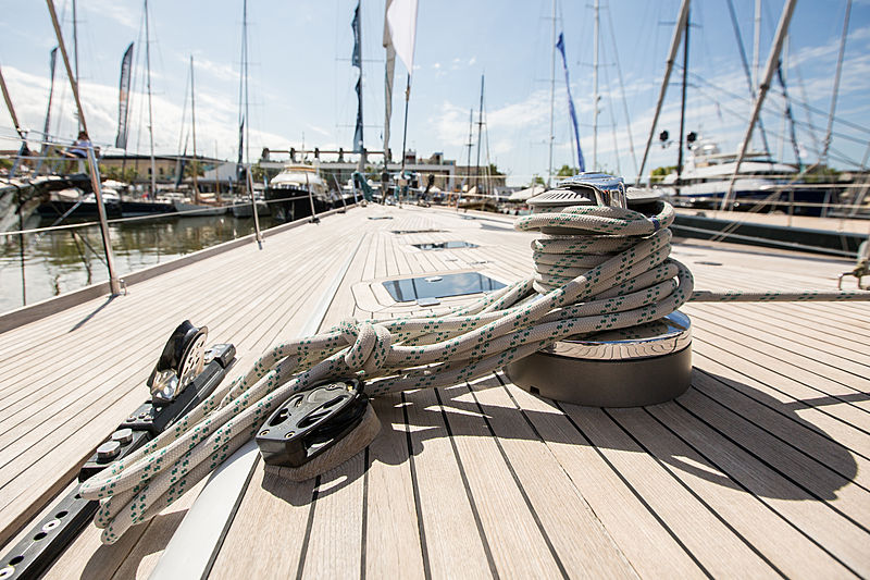 Early Purple II yacht deck