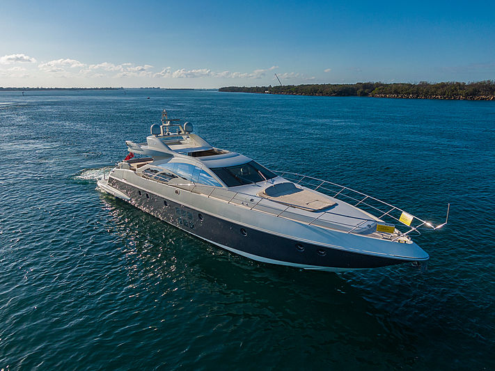 Elysium 3 yacht at anchor