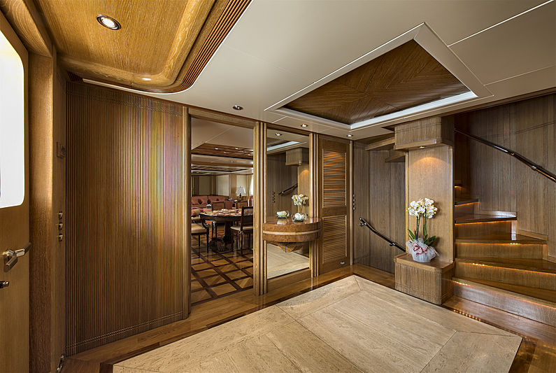 Tommy yacht staircase