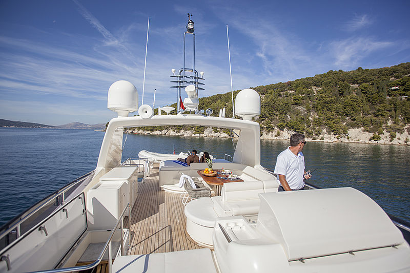 Yoyita yacht sundeck