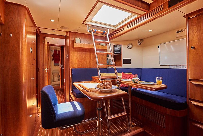 Anamcara yacht crew mess