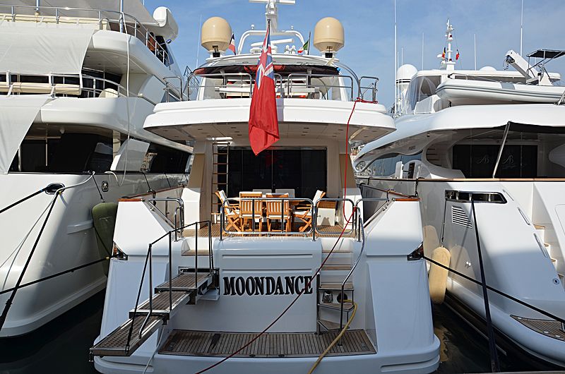Moondance yacht in Cannes