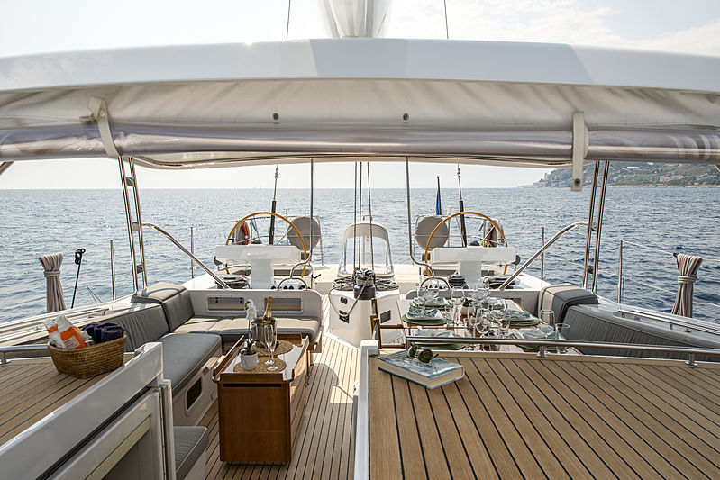 Infinity yacht by CNB aft deck