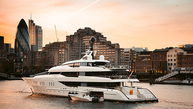 Vanish yacht by Feadship in London