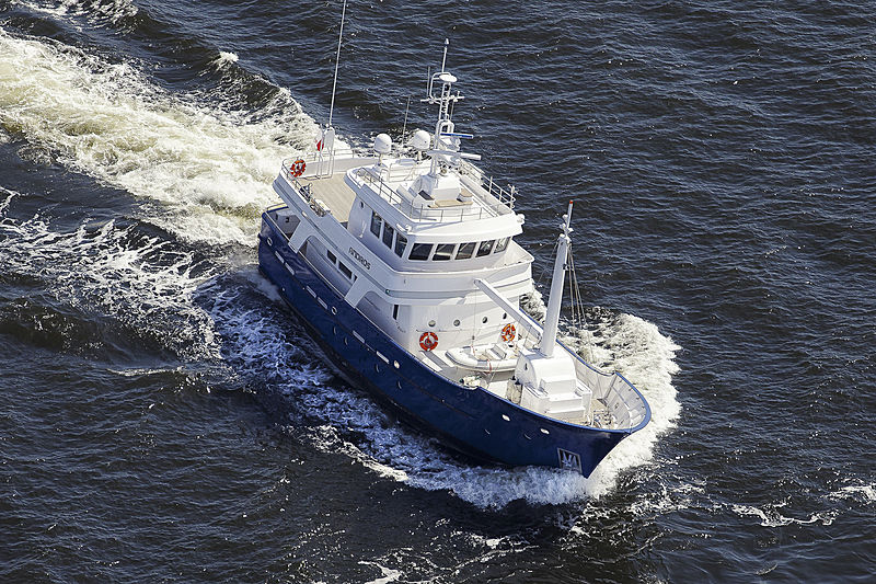 Andros yacht aerial