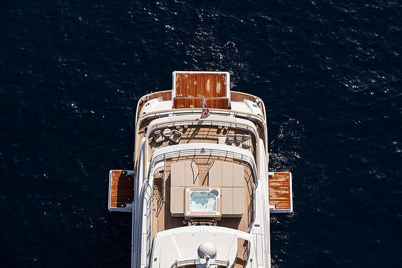 Photo Metis yacht aerial SuperYacht Times